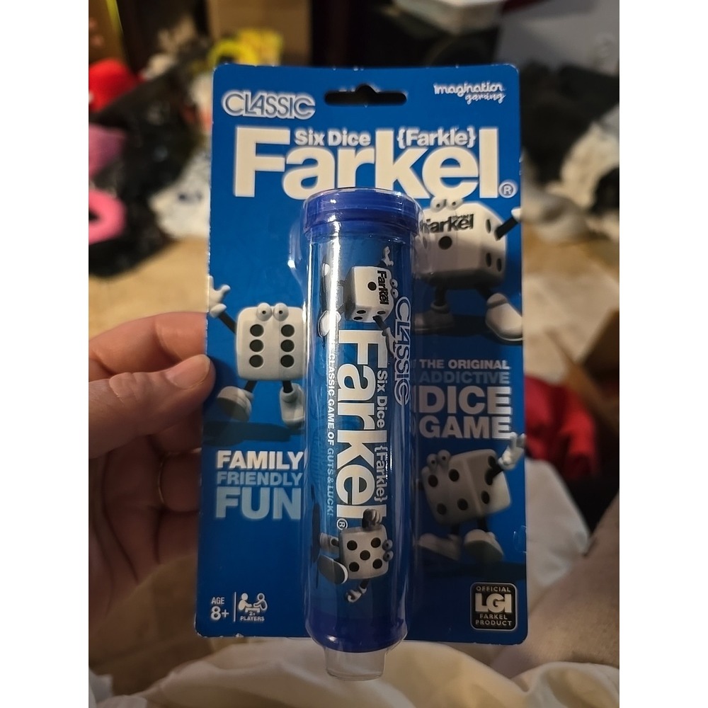 Imagination Gaming FARKEL Dice Tube, The Classic Addictive Game New Sealed